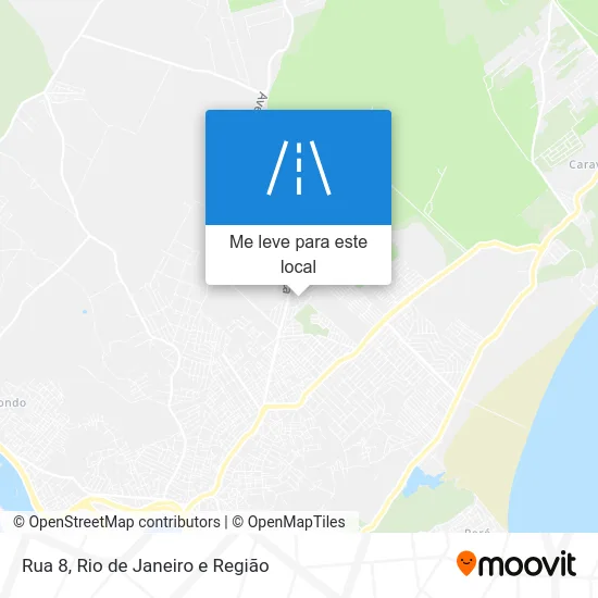 Rua 8 mapa