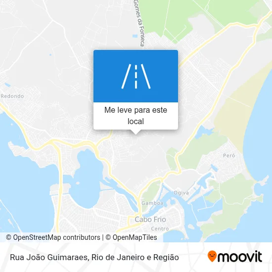 Rua João Guimaraes mapa
