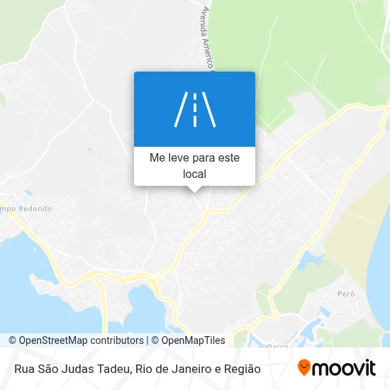 Rua São Judas Tadeu mapa