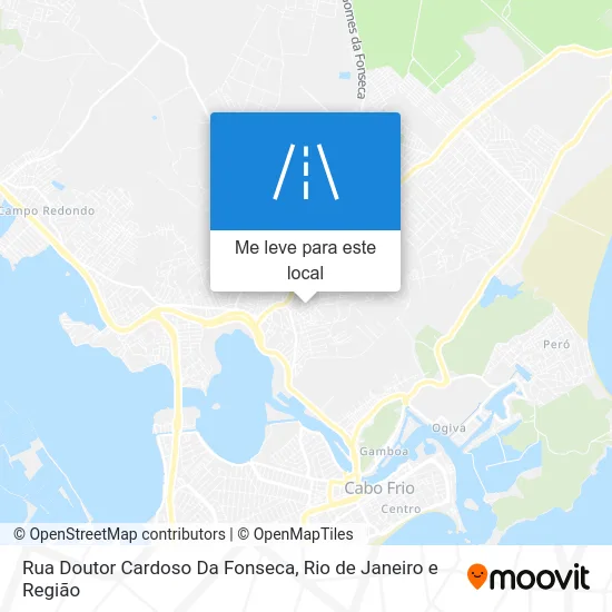 Rua Doutor Cardoso Da Fonseca mapa