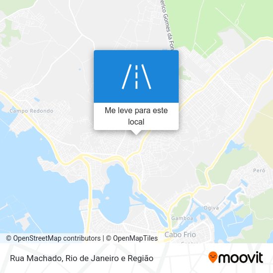Rua Machado mapa