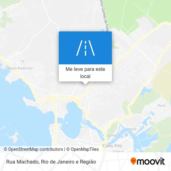 Rua Machado mapa