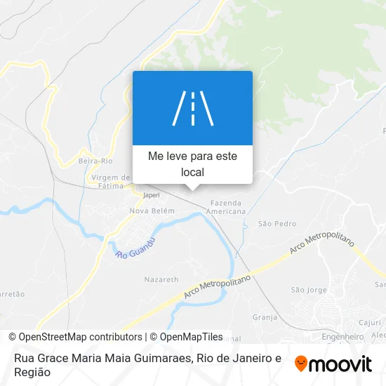 Rua Grace Maria Maia Guimaraes mapa