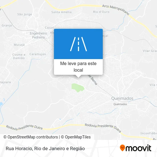 Rua Horacio mapa