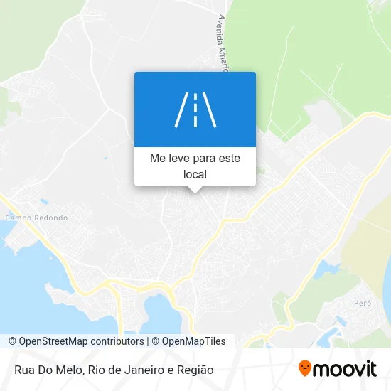 Rua Do Melo mapa