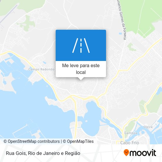 Rua Gois mapa