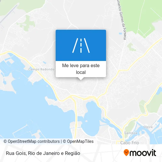 Rua Gois mapa