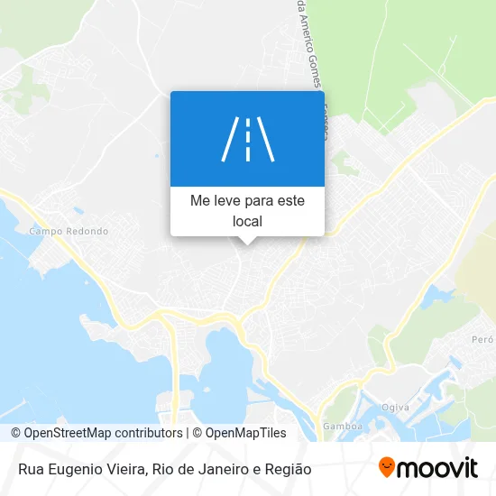 Rua Eugenio Vieira mapa