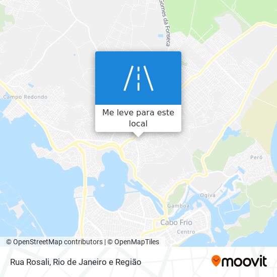 Rua Rosali mapa