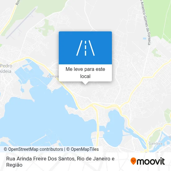Rua Arinda Freire Dos Santos mapa