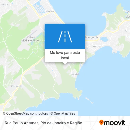 Rua Paulo Antunes mapa