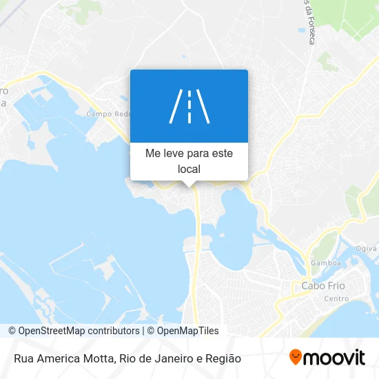 Rua America Motta mapa