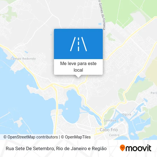 Rua Sete De Setembro mapa