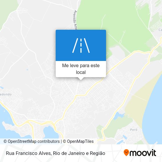 Rua Francisco Alves mapa