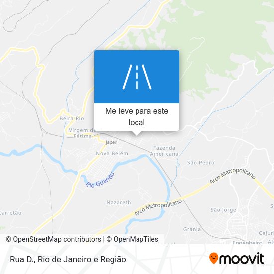 Rua D. mapa