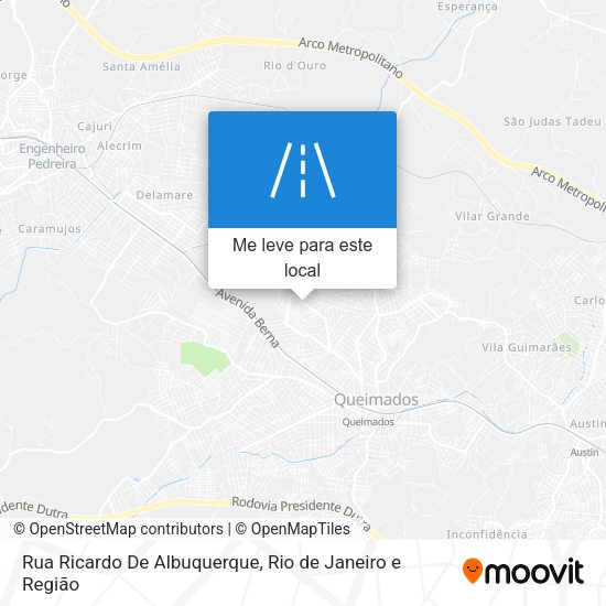 Rua Ricardo De Albuquerque mapa