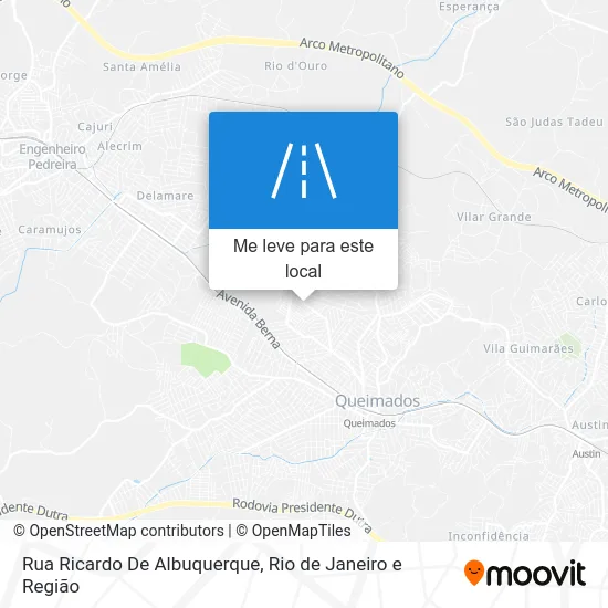 Rua Ricardo De Albuquerque mapa
