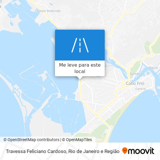 Travessa Feliciano Cardoso mapa