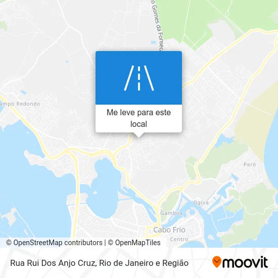 Rua Rui Dos Anjo Cruz mapa
