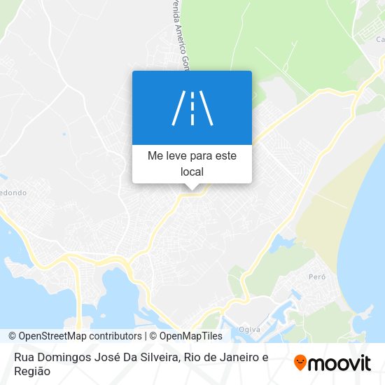 Rua Domingos José Da Silveira mapa
