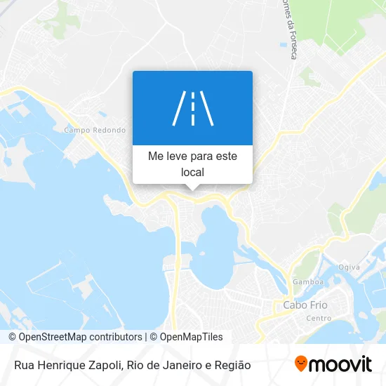 Rua Henrique Zapoli mapa
