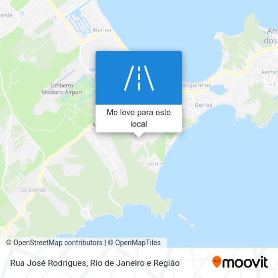 Rua José Rodrigues mapa