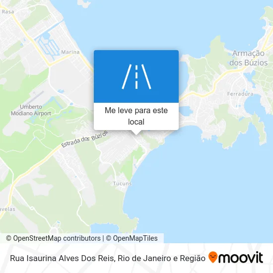 Rua Isaurina Alves Dos Reis mapa