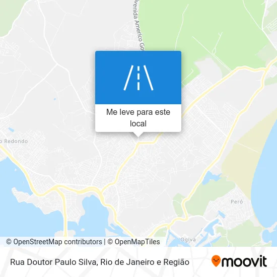 Rua Doutor Paulo Silva mapa