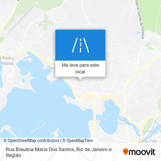 Rua Braulina Maria Dos Santos mapa