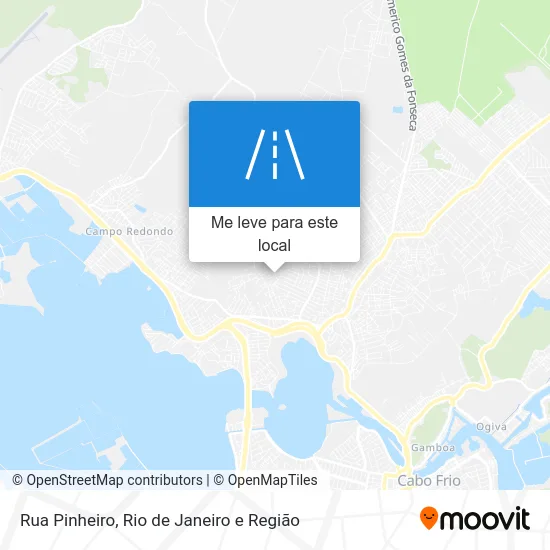 Rua Pinheiro mapa