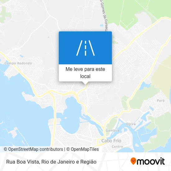 Rua Boa Vista mapa