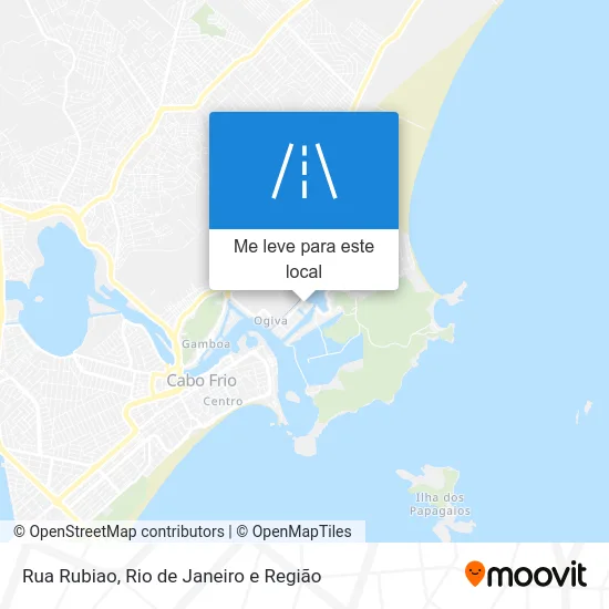 Rua Rubiao mapa