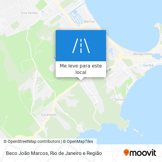 Beco João Marcos mapa