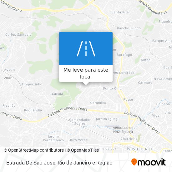 Estrada De Sao Jose mapa