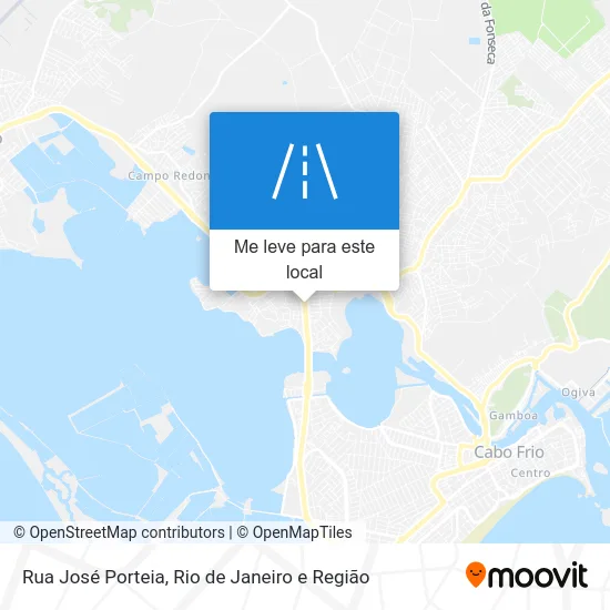 Rua José Porteia mapa