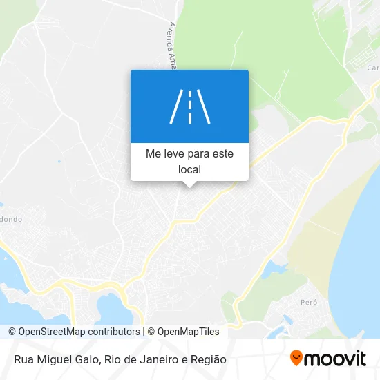 Rua Miguel Galo mapa