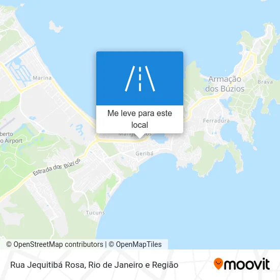 Rua Jequitibá Rosa mapa