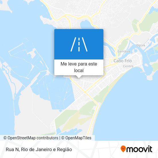Rua N mapa