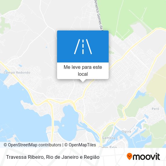 Travessa Ribeiro mapa
