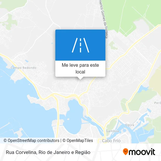 Rua Corvelina mapa