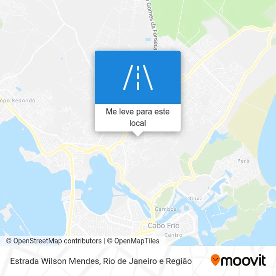 Estrada Wilson Mendes mapa