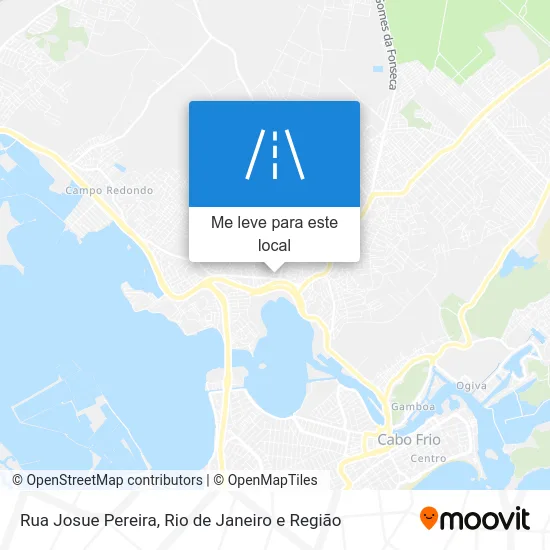 Rua Josue Pereira mapa