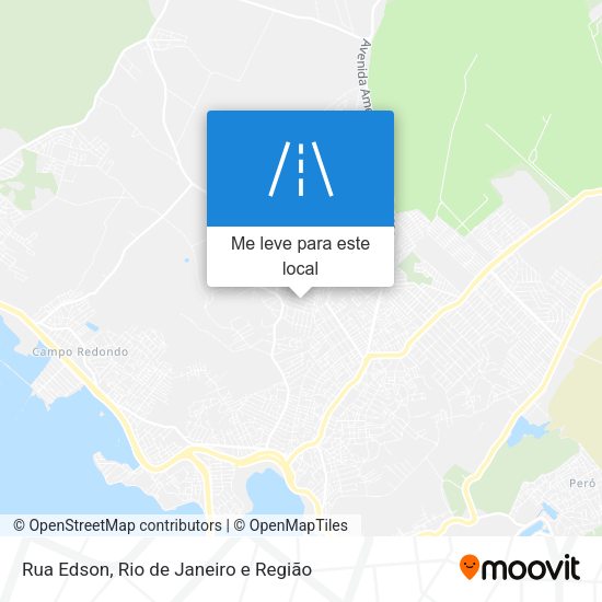 Rua Edson mapa