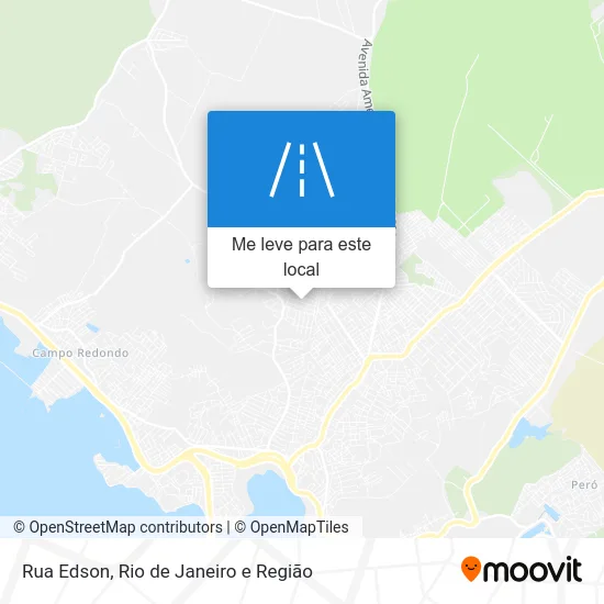 Rua Edson mapa