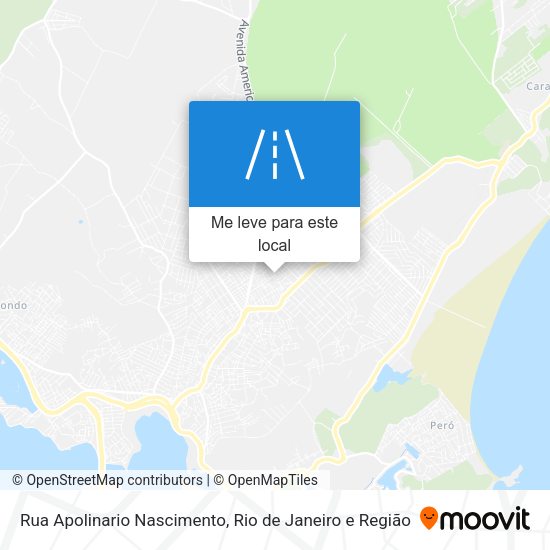 Rua Apolinario Nascimento mapa