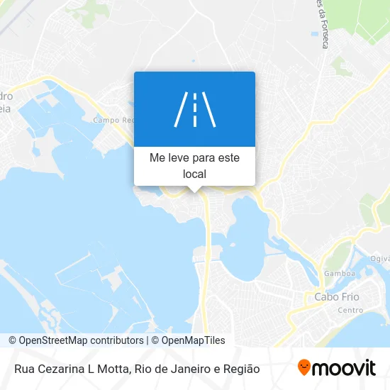 Rua Cezarina L Motta mapa