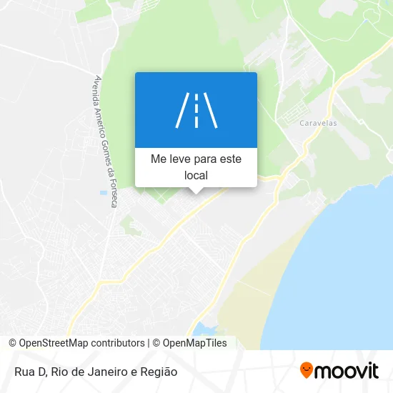 Rua D mapa