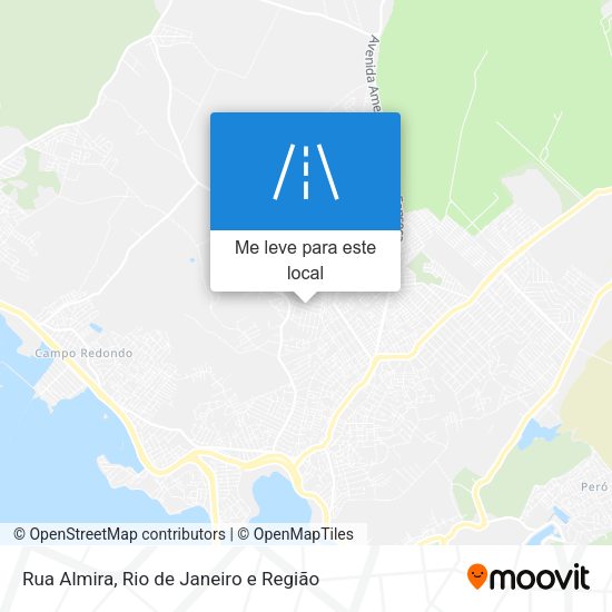 Rua Almira mapa