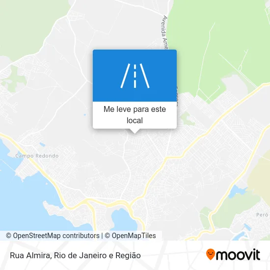 Rua Almira mapa