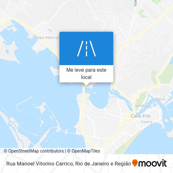 Rua Manoel Vitorino Carrico mapa